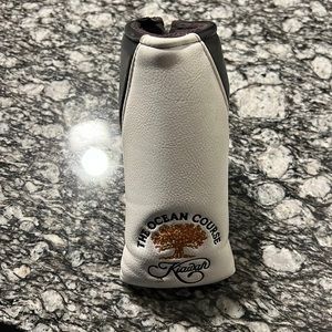 Kiawah Island - The Ocean Course, Blade Putter Cover, Color - White / Black